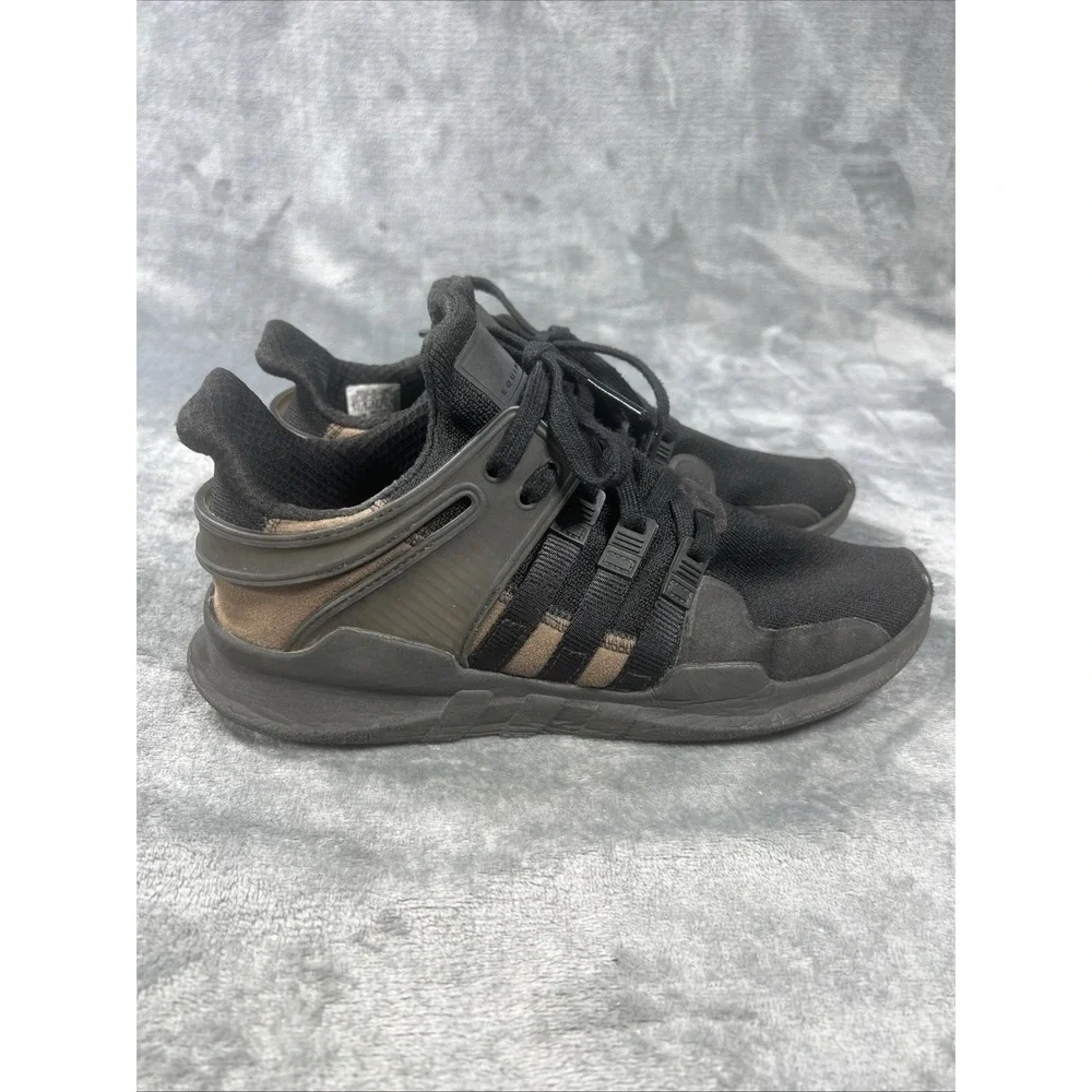 Adidas EQT Support Adv Mens 8.5 Black Athletic Running Shoes Sneakers Colorblock